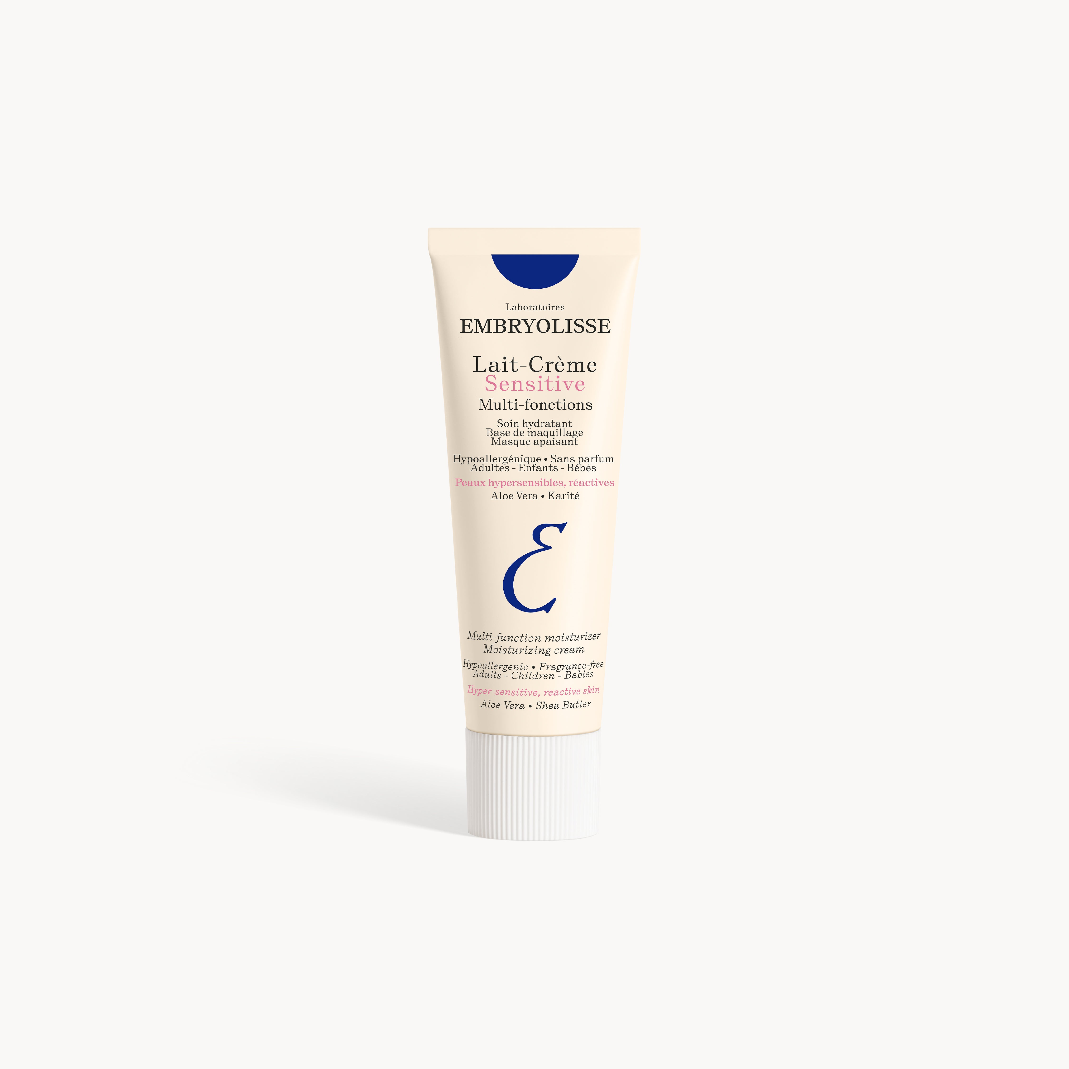 Embryolisse Lait-Creme Sensitive 30ml 7 IN 1 Pelembab Moisturizer Wajah Makeup Cleanser Remover Makeup Base Primer Masker Wajah