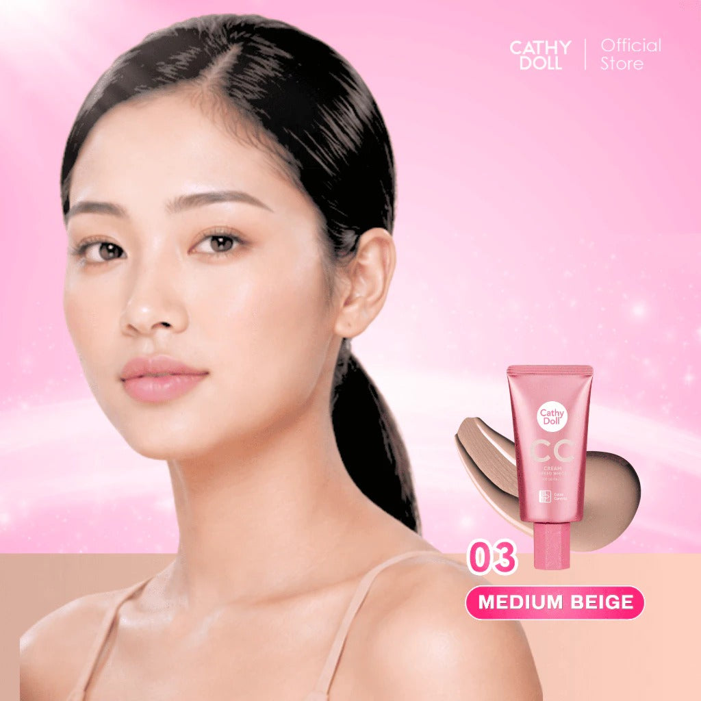 CATHY DOLL Speed White CC Cream SPF 50+++ 50ml - Tone up Effect